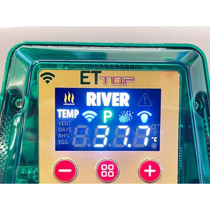 River Systems ET 49 TOP automaattinen haudontakone, 49 munaa, 170 W, 230 V