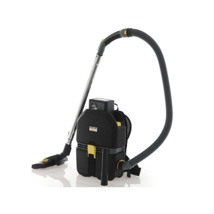 Karcher BVL 3/1 Bp ammattikäyttöön tarkoitettu selkäimuri, 36 V, 350 W, ilman akkua ja laturia