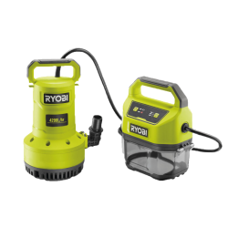 Ryobi RY18SPA 0 akkukäyttöinen uppopumppu 18 V 4 200 l h ilman akkua