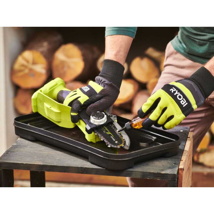 Ryobi RY18PSX10A-120 akkukäyttöinen oksasaha, 18 V, 10 cm, 2 Ah