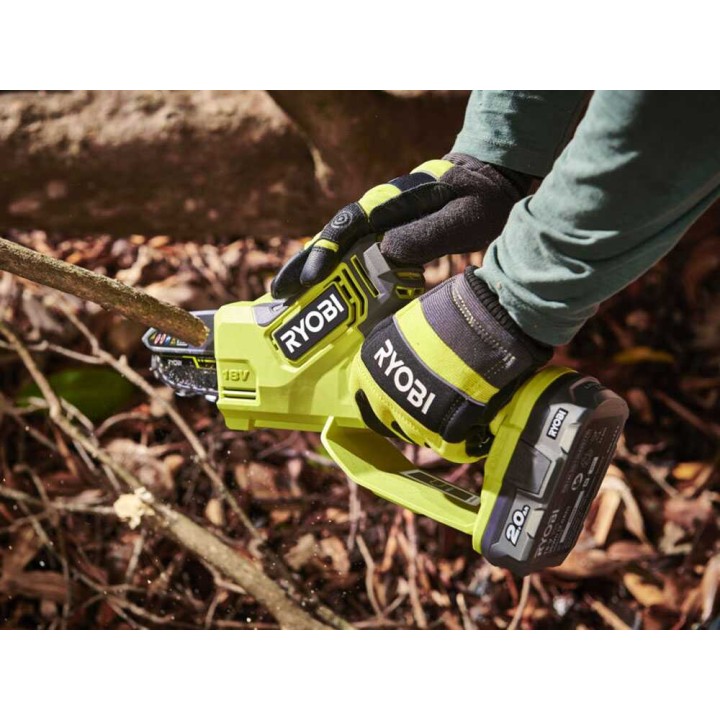 Ryobi RY18PSX10A-120 akkukäyttöinen oksasaha, 18 V, 10 cm, 2 Ah