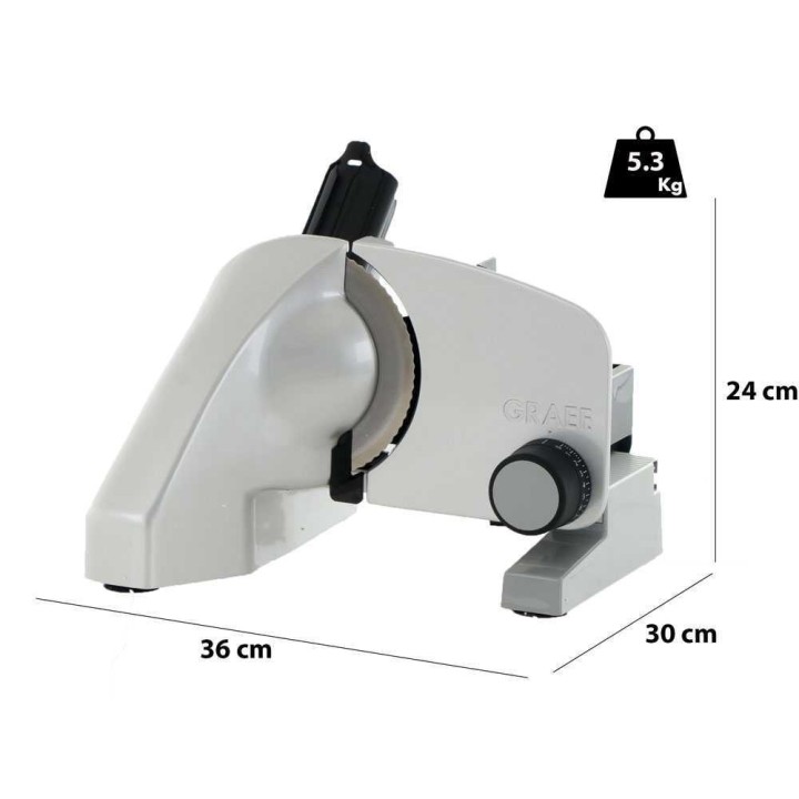 Graef Classic C10 Silver -viipalointikone, 170 W, 170 mm, 230 V
