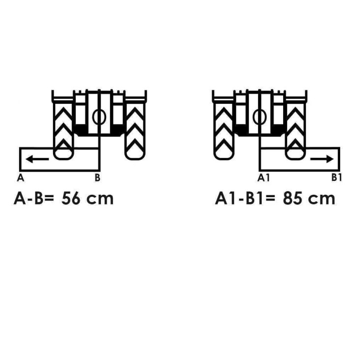GeoTech Pro KFM 130M traktorimurskain, 25–30 HP, 127 cm
