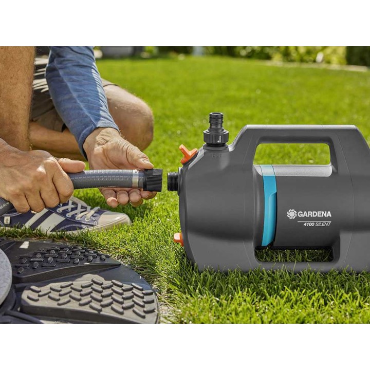 Gardena 4100 Silent puutarhapumppu, 550 W, 4 100 l/h