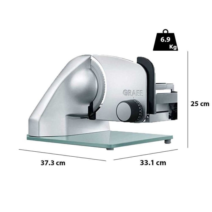 Graef Classic C20 Silver -viipalointikone, 170 W, 170 mm, 0–20 mm