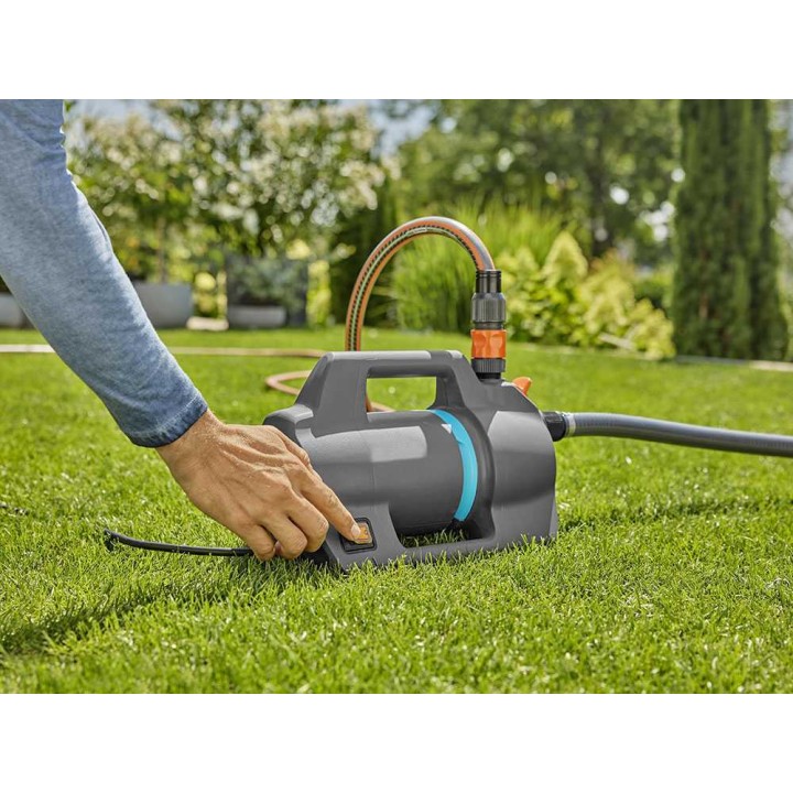 Gardena 4200 Silent puutarhapumppu, 600 W, 4 200 l/h, letkusarja