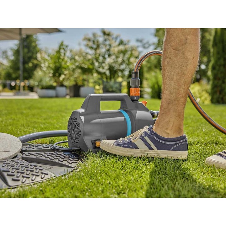 Gardena 4200 Silent puutarhapumppu, 600 W, 4 200 l/h, letkusarja