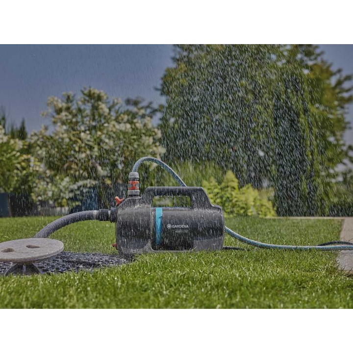 Gardena 4200 Silent puutarhapumppu, 600 W, 4 200 l/h, letkusarja