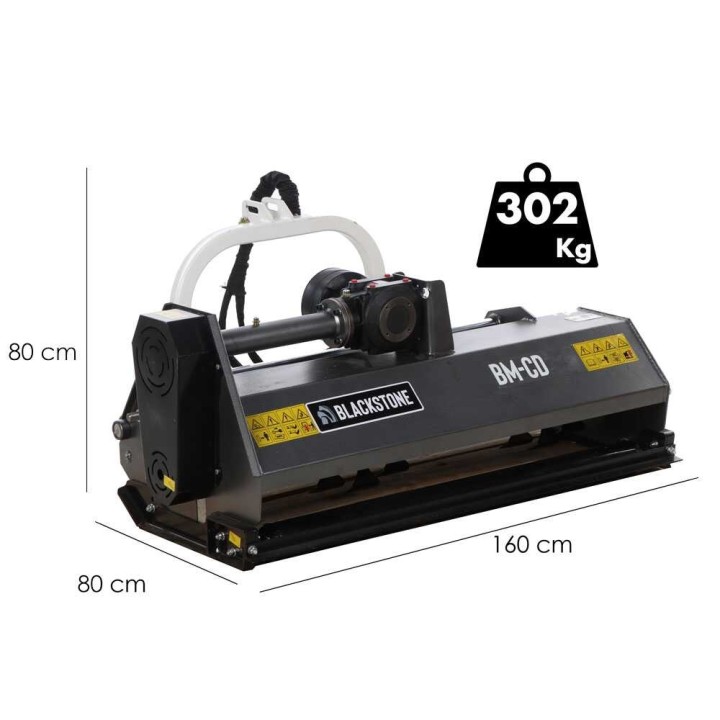 Blackstone BM-CD 140 traktorimurskain, 140 cm, hydraulinen sivusiirto