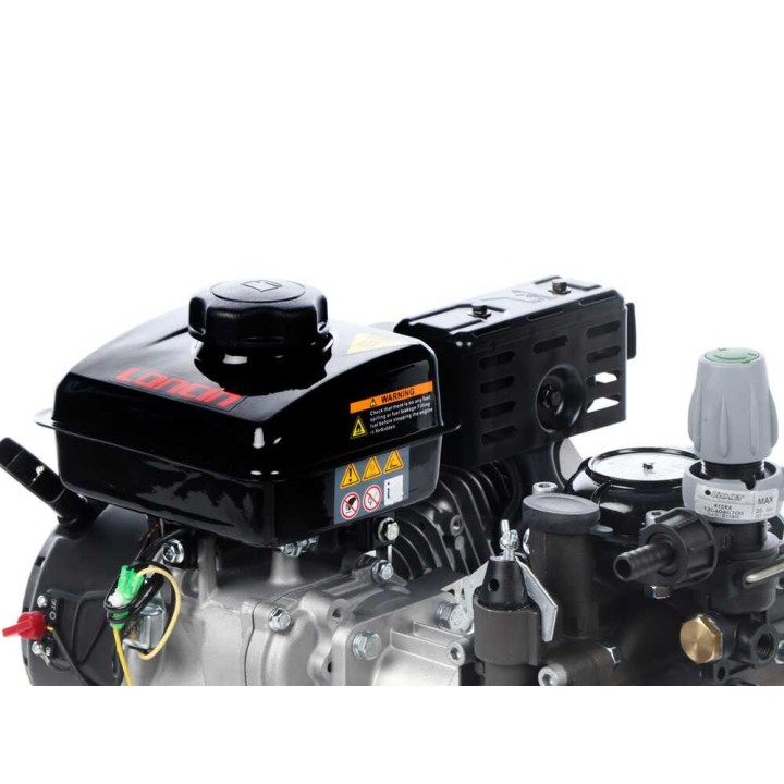 Comet MC20/20 -ruiskutuspumppu, Loncin 148F-2, 2,5 HP, 23 l/min