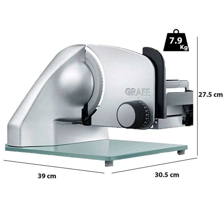Graef Classic C99 silver 2-in-1-viipalointikone, 170 W, 170 mm