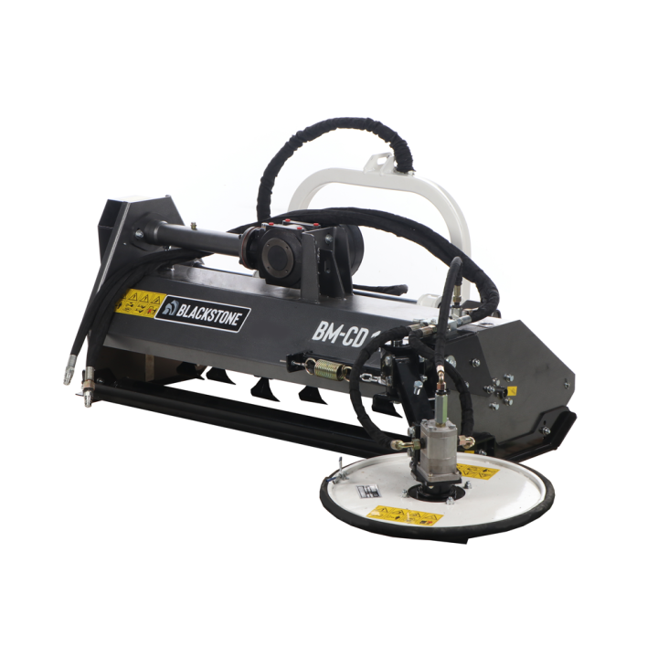 BlackStone BM CD 120 traktorimurskain rivivälileikkuukiekko hydraulinen sivusiirto 120 cm