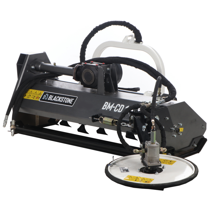 BlackStone BM CD 180 traktorimurskain rivivälikiekolla 180 cm hydraulinen sivusiirto