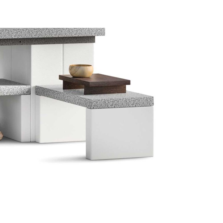 Palazzetti New York muurattu puu- ja hiiligrilli, 76 × 37 cm, 1 370 kg
