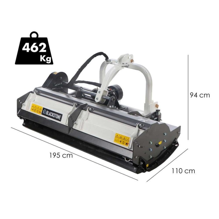 BlackStone BP-CD 180 traktorimurskain, 180 cm, hydraulinen sivusiirto