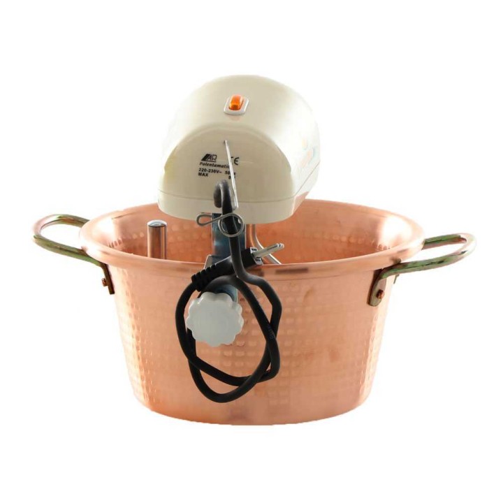 LAR Polentamatic sähköinen kuparikattila polentalle, 4,5 l, 8 W, 220 V