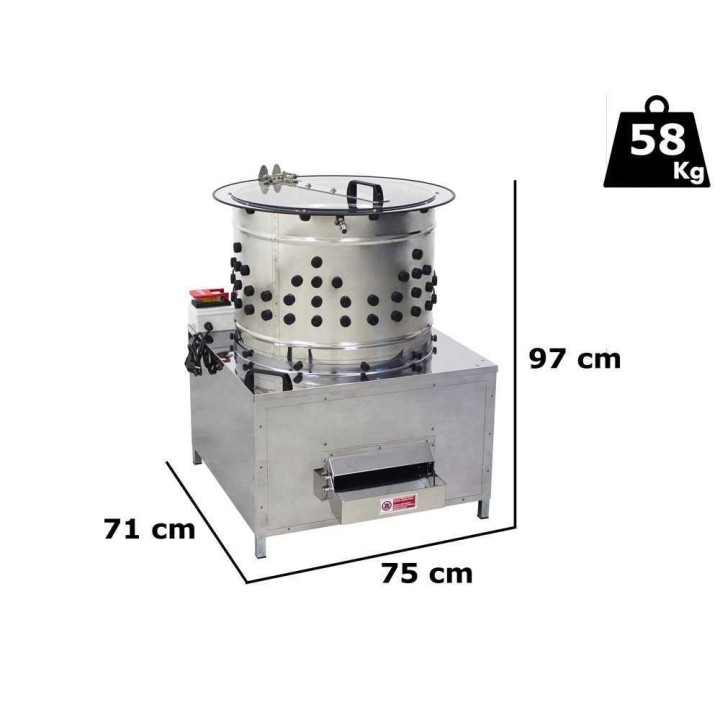 River Systems CYLINDRA rumpunypijä siipikarjalle, 750 W, 220 V