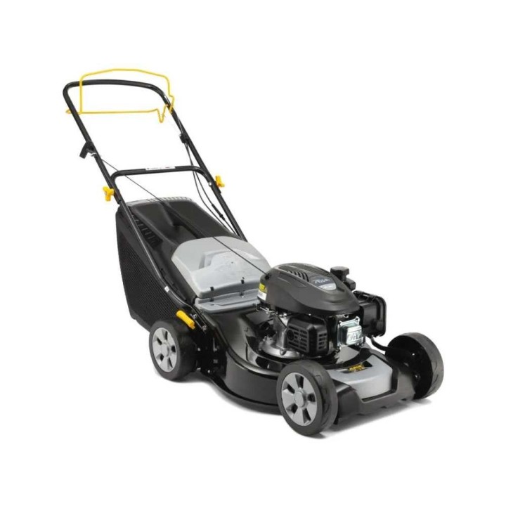 Alpina AL4 46 SA takavetoinen bensiiniruohonleikkuri, 46 cm, Stiga ST 120, 60 l