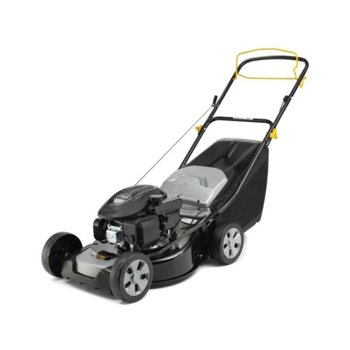 Alpina AL4 46 SA takavetoinen bensiiniruohonleikkuri, 46 cm, Stiga ST 120, 60 l