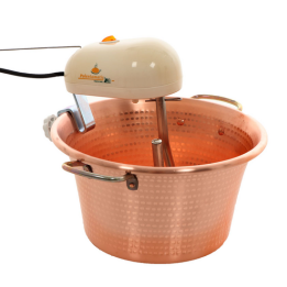 LAR Polentamatic sähköinen kuparipata polentalle 6 5 l 8 W 220 V