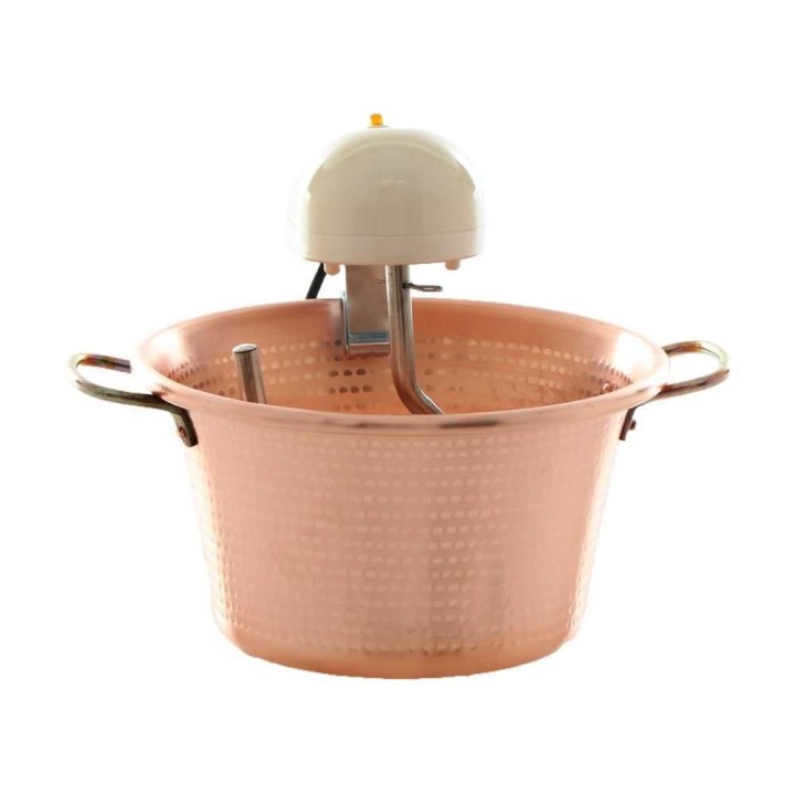 LAR Polentamatic sähköinen kuparipata polentalle, 6,5 l, 8 W, 220 V