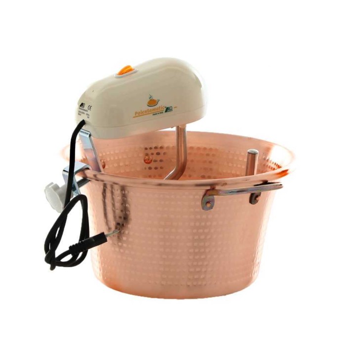 LAR Polentamatic sähköinen kuparipata polentalle, 6,5 l, 8 W, 220 V
