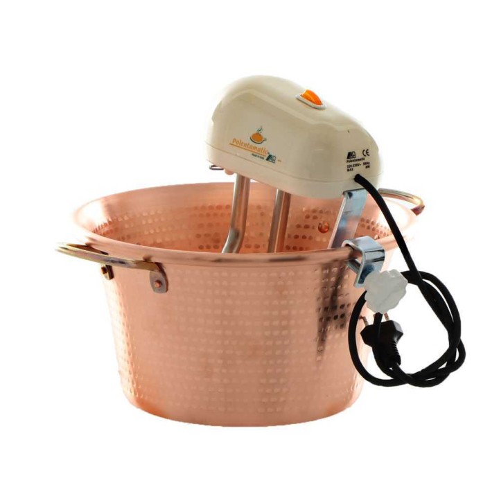LAR Polentamatic sähköinen kuparipata polentalle, 6,5 l, 8 W, 220 V