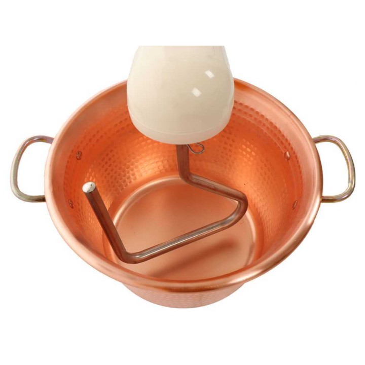 LAR Polentamatic sähköinen kuparipata polentalle, 6,5 l, 8 W, 220 V
