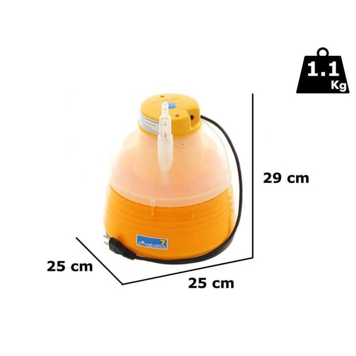 Novital Covatutto 7 New munien haudontalaite, 7 munaa, 25 W, 230 V