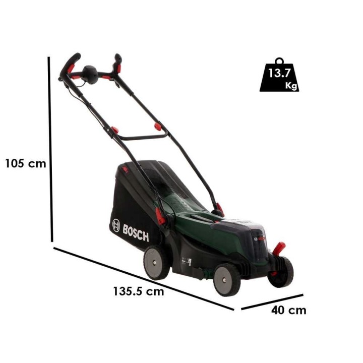 Bosch UniversalRotak 2x18V-37-550 akkuruohonleikkuri, 37 cm, 2 × 18 V, 4 Ah