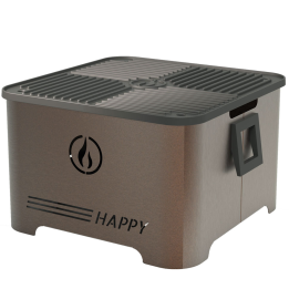 Linea VZ HAPPY corten pellettigrilli 35 cm 10 kg