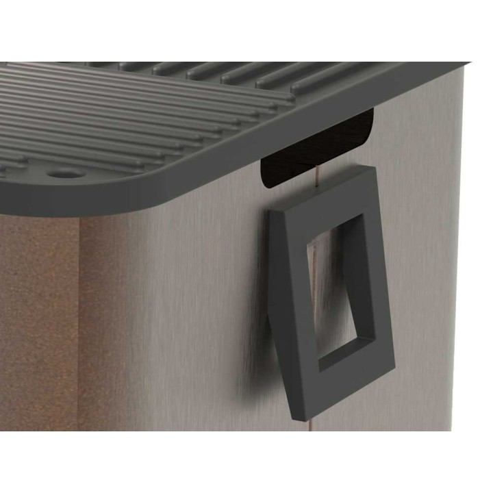 Linea VZ HAPPY corten-pellettigrilli, Ø 35 cm, 10 kg