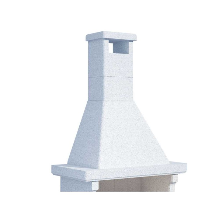 Linea VZ Panarea muurattu hiili- ja puugrilli, 94 × 40 cm, 750 kg
