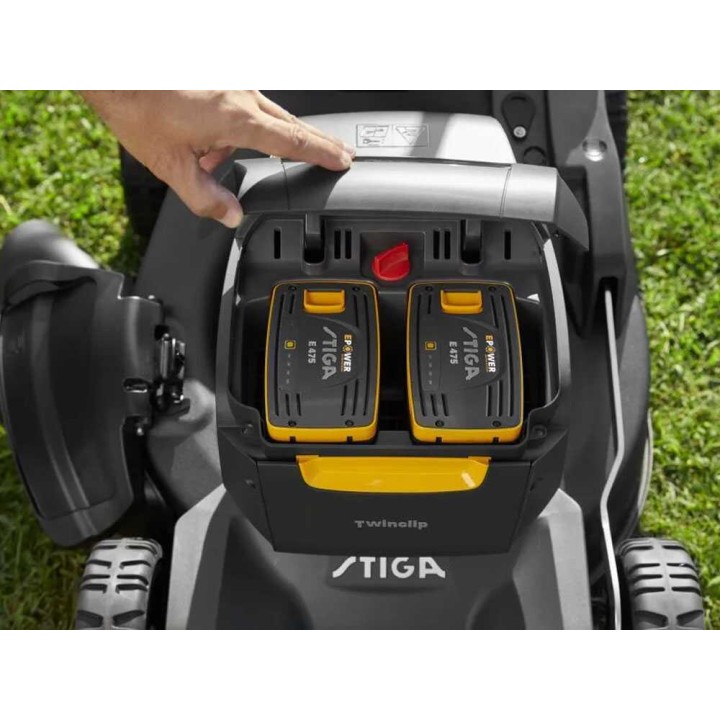 Stiga Multiclip 547 AE Kit -akkuruohonleikkuri, 48 V, 4 Ah, 45 cm