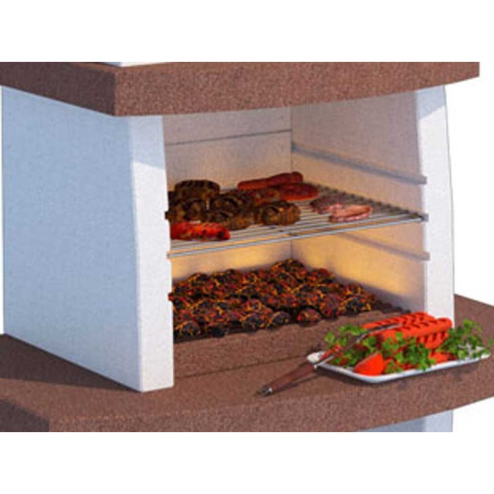 Linea VZ Tenerife ulkogrilli puulle ja hiilelle, 55 × 40 cm, betoni