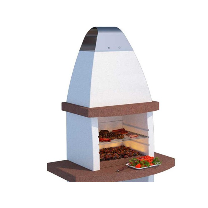 Linea VZ Tenerife ulkogrilli puulle ja hiilelle, 55 × 40 cm, betoni