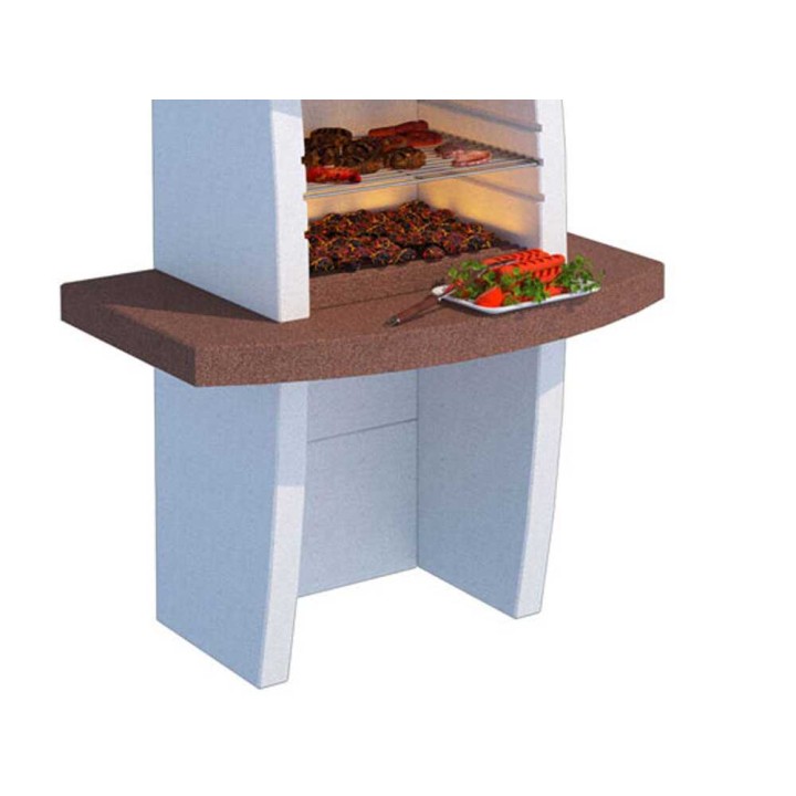 Linea VZ Tenerife ulkogrilli puulle ja hiilelle, 55 × 40 cm, betoni