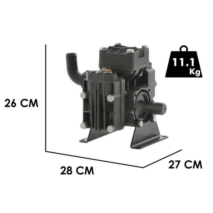 UDOR Delta 40 1C kalvopumppu traktoriin, 49 l/min, 40 bar