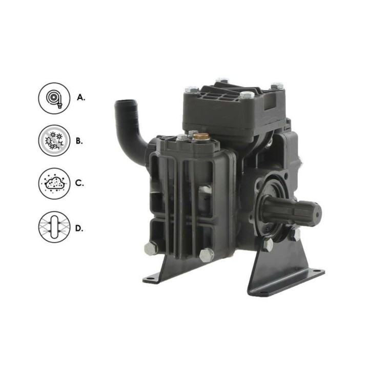 UDOR Delta 40 1C kalvopumppu traktoriin, 49 l/min, 40 bar