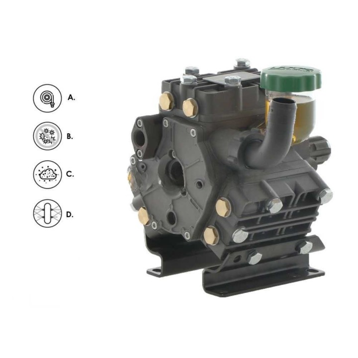 Udor Kappa 43 1C kalvopumppu traktoriin, 46 l/min, 40 bar, 4,3 HP