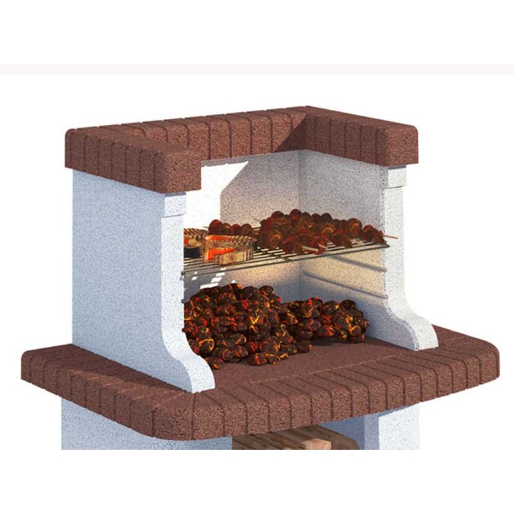 Linea VZ Gavi muurattu grilli puulle ja hiilelle, 67 × 40 cm
