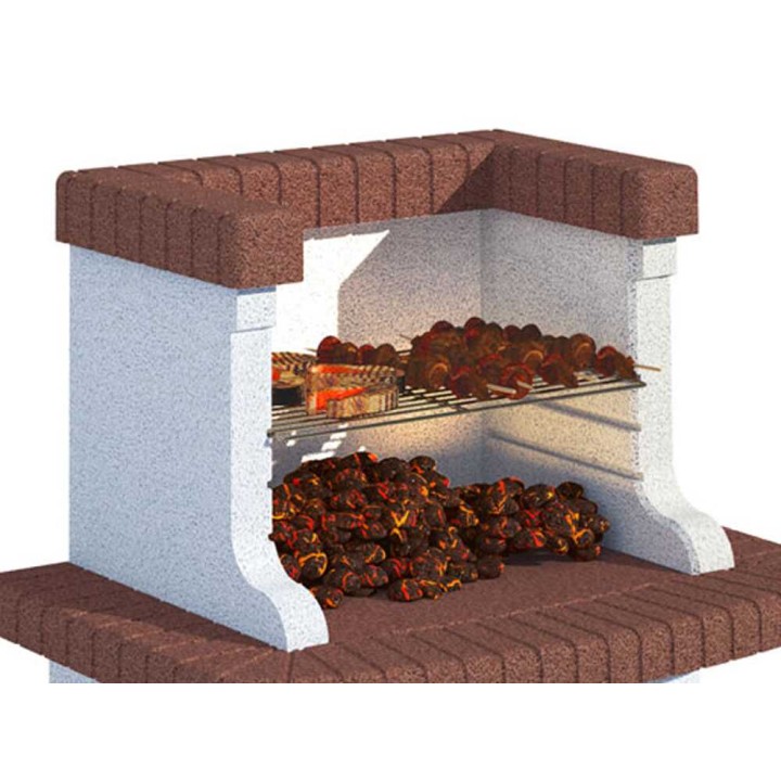 Linea VZ Gavi muurattu grilli puulle ja hiilelle, 67 × 40 cm