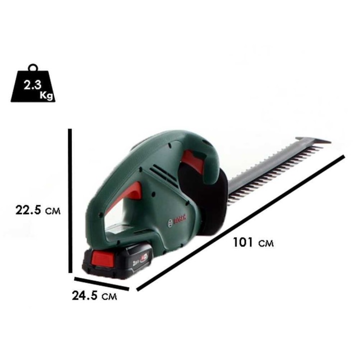 Bosch EasyHedgeCut 18-45 akkupensasleikkuri, 18 V, 45 cm