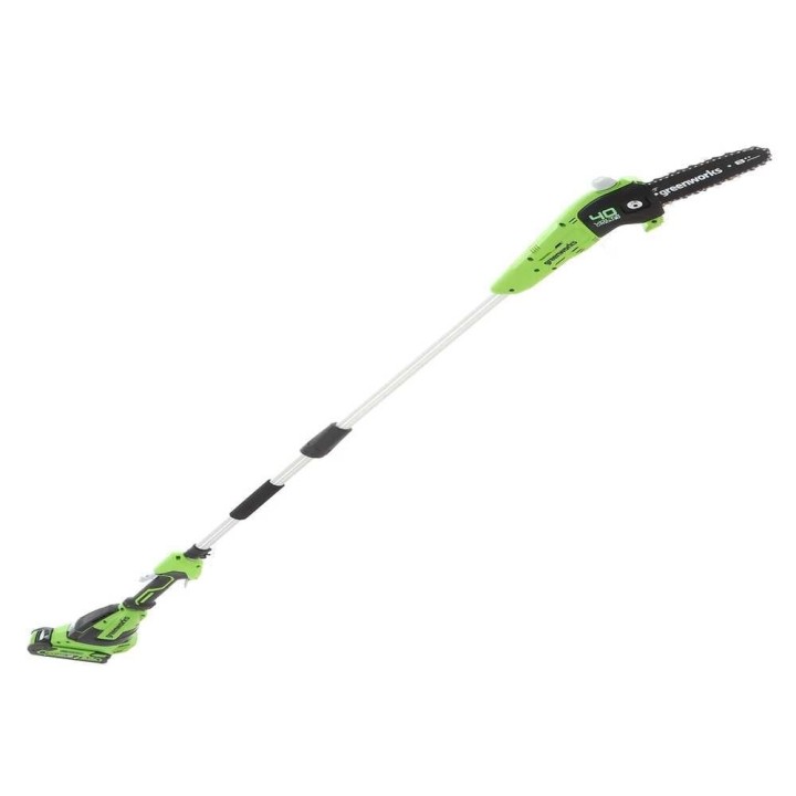 Greenworks G40PSFK2 -akkupylväsleikkuri, 40 V, 2 Ah, 270 cm rescue 玩北京赛车