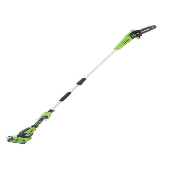 Greenworks G40PSFK2 -akkupylväsleikkuri, 40 V, 2 Ah, 270 cm rescue 玩北京赛车