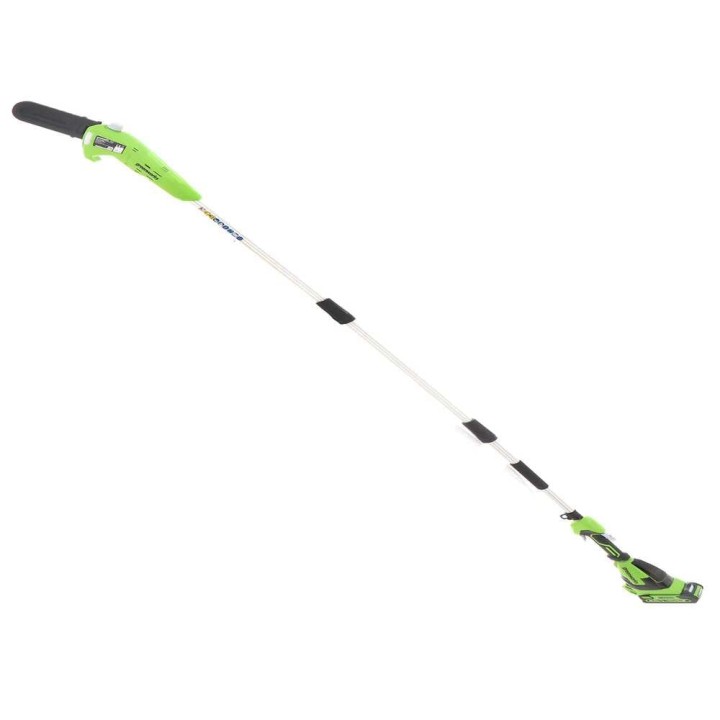 Greenworks G40PSFK2 -akkupylväsleikkuri, 40 V, 2 Ah, 270 cm rescue 玩北京赛车