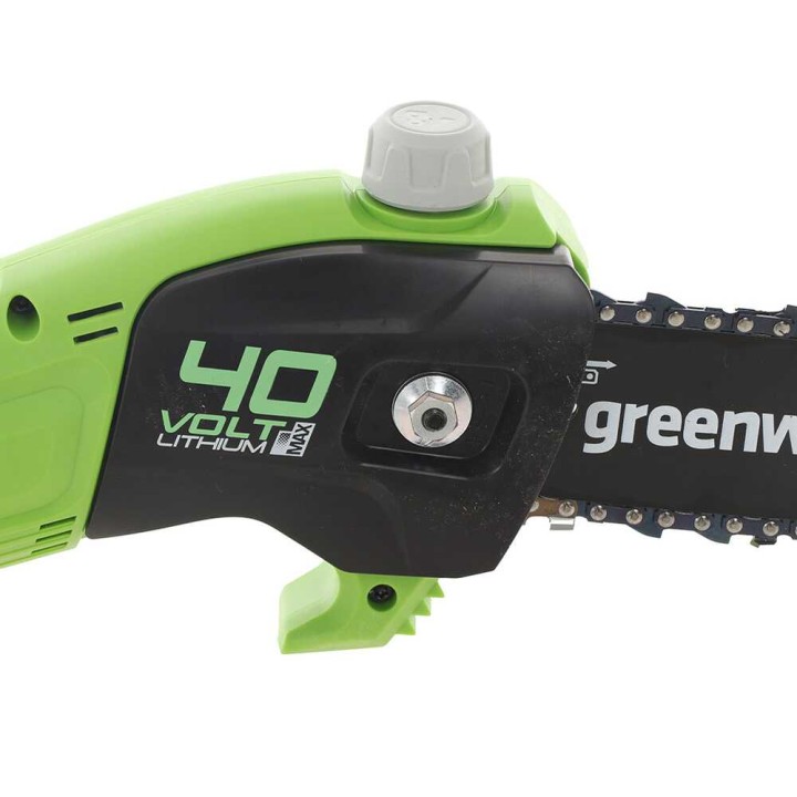 Greenworks G40PSFK2 -akkupylväsleikkuri, 40 V, 2 Ah, 270 cm rescue 玩北京赛车