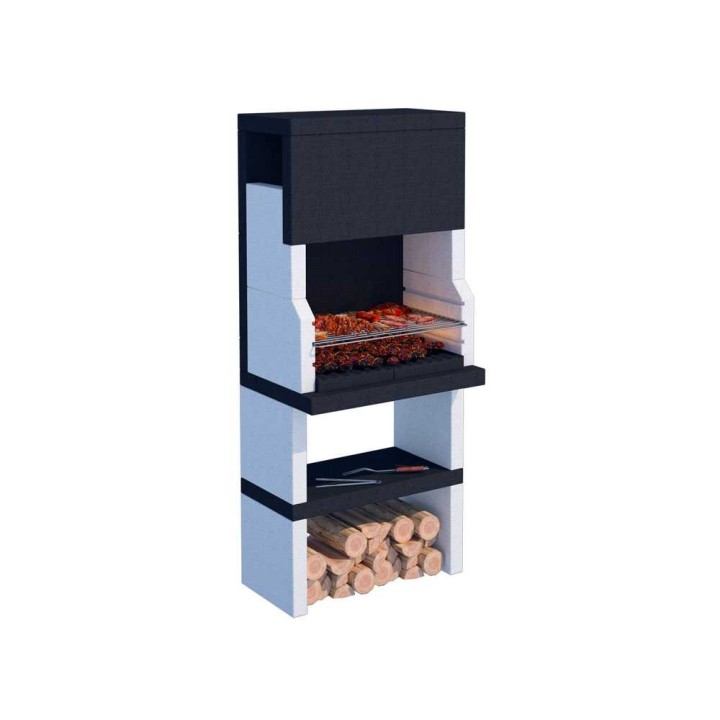 Linea VZ Stoccolma muurattu puu- ja hiiligrilli, 67 × 40 cm, 390 kg