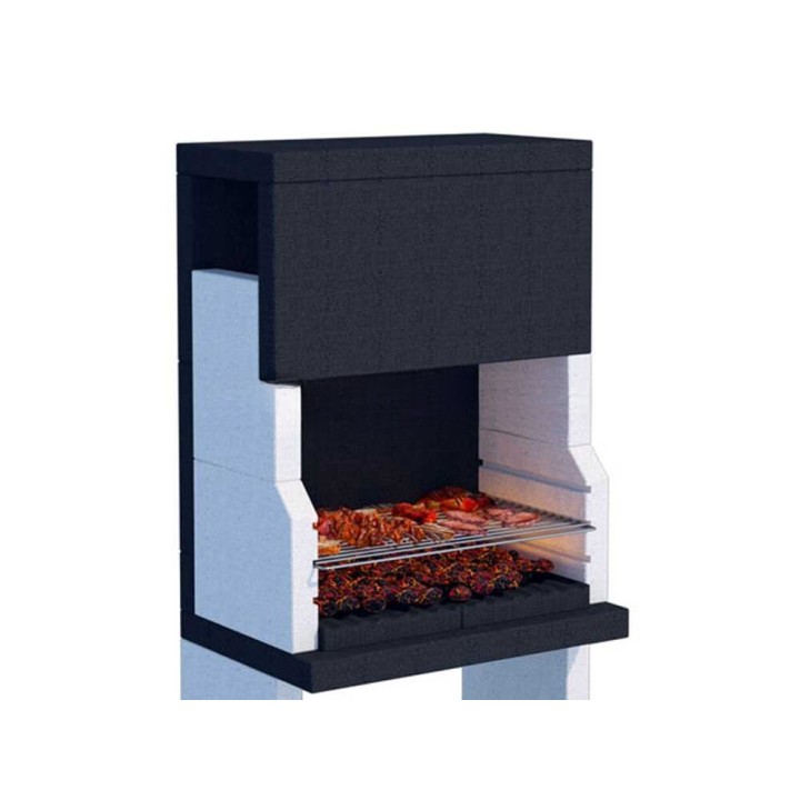 Linea VZ Stoccolma muurattu puu- ja hiiligrilli, 67 × 40 cm, 390 kg