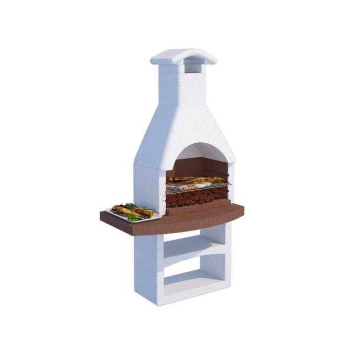 Linea VZ Treviso hiiligrilli, sementti, 67 × 40 cm